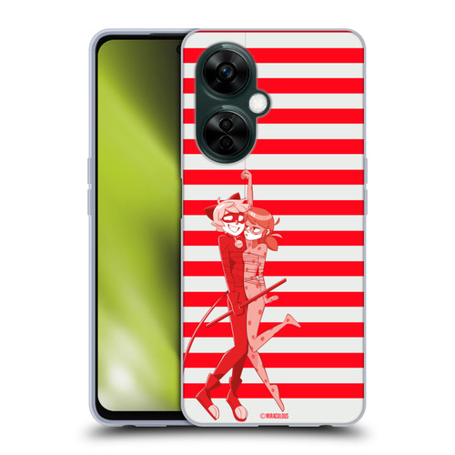 Miraculous Ladybug Radiant Red Cat Noir And Ladybug Soft Gel Case for OnePlus Nord N30
