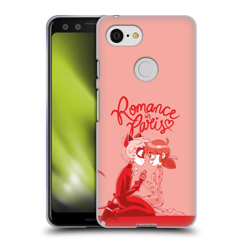 Miraculous Ladybug Radiant Red Romance In Paris Soft Gel Case for Google Pixel 3