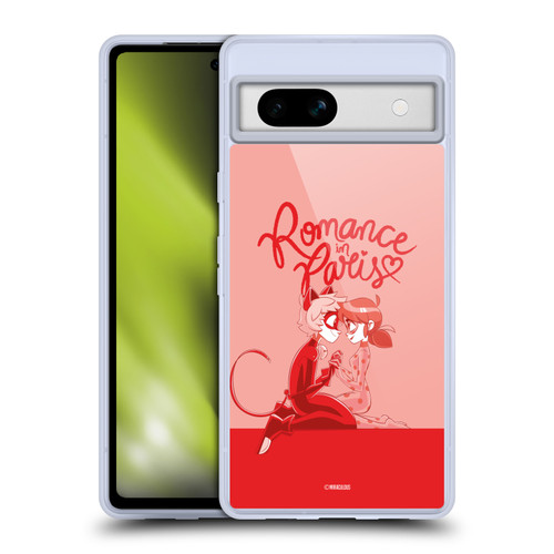 Miraculous Ladybug Radiant Red Romance In Paris Soft Gel Case for Google Pixel 7a