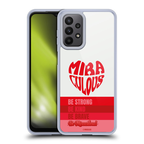 Miraculous Ladybug Radiant Red Typography Soft Gel Case for Samsung Galaxy A23 / 5G (2022)