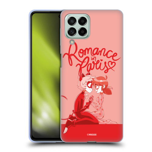 Miraculous Ladybug Radiant Red Romance In Paris Soft Gel Case for Samsung Galaxy M53 (2022)