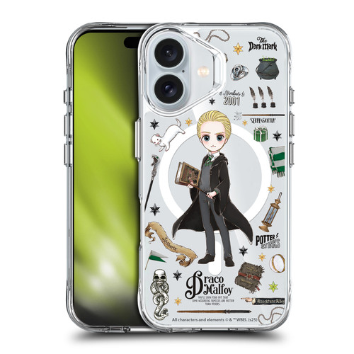 Harry Potter Magical Icons Draco Malfoy SHOCKPROOF BUMPER CASE COMPATIBLE WITH Apple iPhone 16 & MAGSAFE