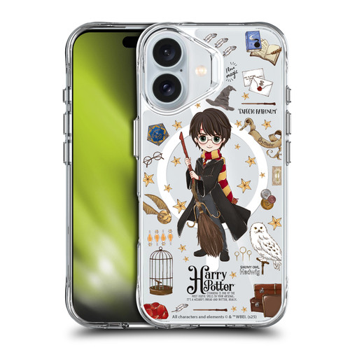 Harry Potter Magical Icons Harry Potter SHOCKPROOF BUMPER CASE COMPATIBLE WITH Apple iPhone 16 & MAGSAFE