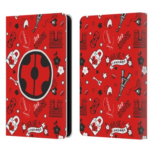 Miraculous Ladybug Character Art And Patterns Ladybug In Red Leather Book Wallet Case Cover For Amazon Kindle Paperwhite 5 (2021)