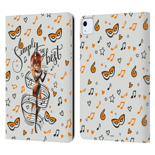 Miraculous Ladybug Character Art And Patterns Rena Rouge Leather Book Wallet Case Cover For Apple iPad Air 11 2020/2022/2024/2025