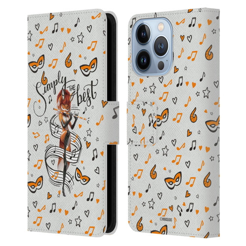 Miraculous Ladybug Character Art And Patterns Rena Rouge Leather Book Wallet Case Cover For Apple iPhone 13 Pro