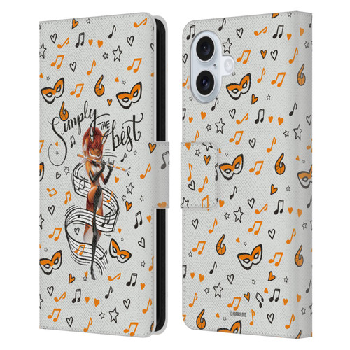 Miraculous Ladybug Character Art And Patterns Rena Rouge Leather Book Wallet Case Cover For Apple iPhone 16 Plus