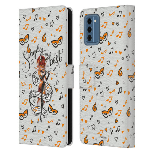 Miraculous Ladybug Character Art And Patterns Rena Rouge Leather Book Wallet Case Cover For Nokia NC300