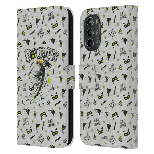 Miraculous Ladybug Character Art And Patterns Cat Noir Leather Book Wallet Case Cover For Motorola Moto G82 5G