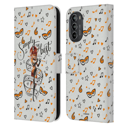 Miraculous Ladybug Character Art And Patterns Rena Rouge Leather Book Wallet Case Cover For Motorola Moto G82 5G