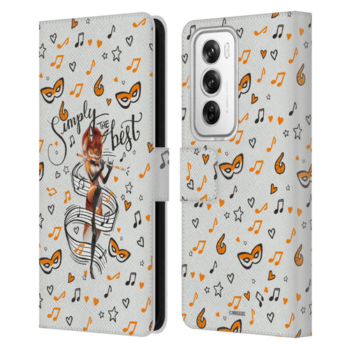 Miraculous Ladybug Character Art And Patterns Rena Rouge Leather Book Wallet Case Cover For OPPO Reno12 Pro 5G