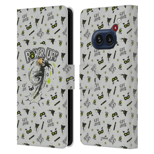 Miraculous Ladybug Character Art And Patterns Cat Noir Leather Book Wallet Case Cover For Nothing Phone (2a)