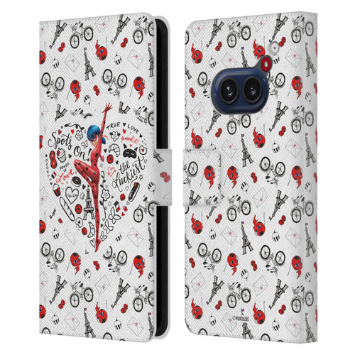 Miraculous Ladybug Character Art And Patterns Ladybug Leather Book Wallet Case Cover For Nothing Phone (2a)