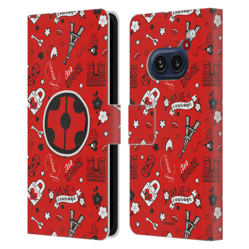 Miraculous Ladybug Character Art And Patterns Ladybug In Red Leather Book Wallet Case Cover For Nothing Phone (2a)