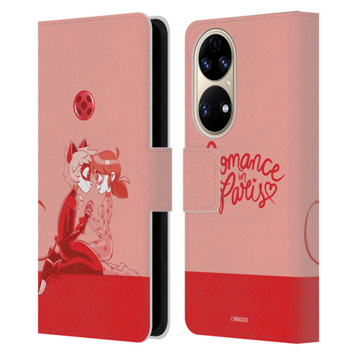Miraculous Ladybug Radiant Red Romance In Paris Leather Book Wallet Case Cover For Huawei P50
