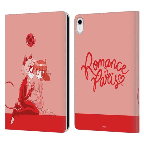 Miraculous Ladybug Radiant Red Romance In Paris Leather Book Wallet Case Cover For Apple iPad 10.9 2022/2025