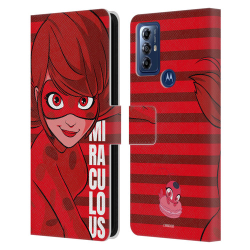 Miraculous Ladybug Radiant Red Ladybug Leather Book Wallet Case Cover For Motorola Moto G Play (2023)
