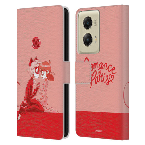 Miraculous Ladybug Radiant Red Romance In Paris Leather Book Wallet Case Cover For Motorola Moto G Stylus 5G (2024)