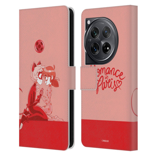 Miraculous Ladybug Radiant Red Romance In Paris Leather Book Wallet Case Cover For OnePlus 12