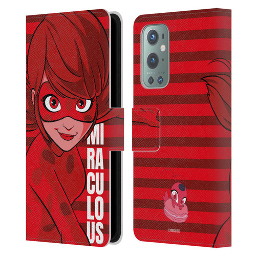 Miraculous Ladybug Radiant Red Ladybug Leather Book Wallet Case Cover For OnePlus 9 Miraculous Ladybug Radiant Red Ladybug Leather Book Wallet Case Cover For OnePlus 9