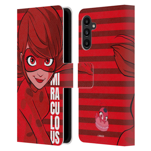 Miraculous Ladybug Radiant Red Ladybug Leather Book Wallet Case Cover For Samsung Galaxy A13 5G (2021)