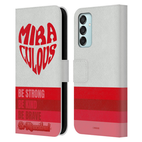 Miraculous Ladybug Radiant Red Typography Leather Book Wallet Case Cover For Samsung Galaxy M15/F15 5G Miraculous Ladybug Radiant Red Typography Leather Book Wallet Case Cover For Samsung Galaxy M15/F15 5G