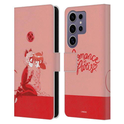 Miraculous Ladybug Radiant Red Romance In Paris Leather Book Wallet Case Cover For Samsung Galaxy S25 Ultra