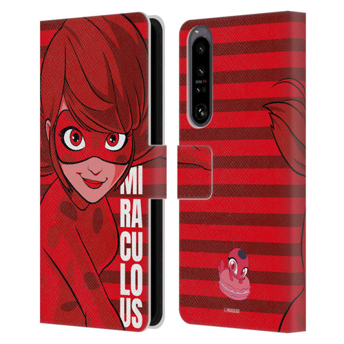 Miraculous Ladybug Radiant Red Ladybug Leather Book Wallet Case Cover For Sony Xperia 1 IV
