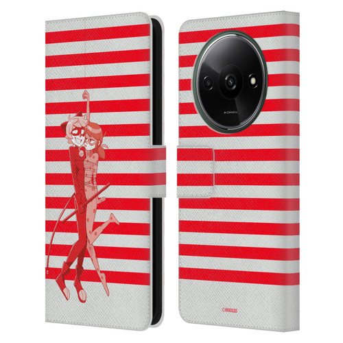 Miraculous Ladybug Radiant Red Cat Noir And Ladybug Leather Book Wallet Case Cover For Xiaomi Redmi A3
