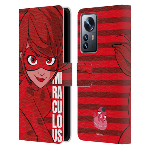 Miraculous Ladybug Radiant Red Ladybug Leather Book Wallet Case Cover For Xiaomi 12 Pro