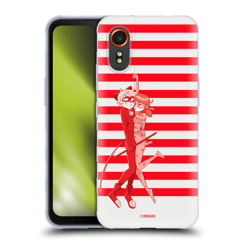 Miraculous Ladybug Radiant Red Cat Noir And Ladybug Soft Gel Case for Samsung Galaxy Xcover7 5G Miraculous Ladybug Radiant Red Cat Noir And Ladybug Soft Gel Case for Samsung Galaxy Xcover7 5G