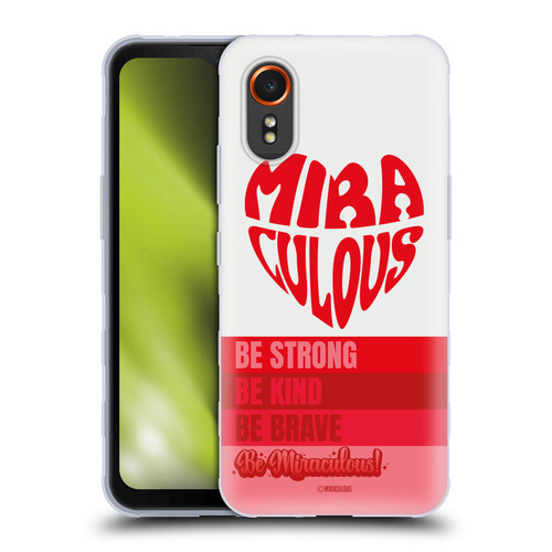 Miraculous Ladybug Radiant Red Typography Soft Gel Case for Samsung Galaxy Xcover7 5G Miraculous Ladybug Radiant Red Typography Soft Gel Case for Samsung Galaxy Xcover7 5G