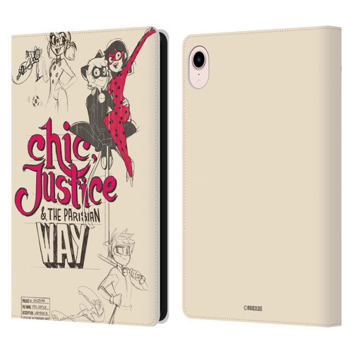 Miraculous Ladybug Sketches Chic Justice Leather Book Wallet Case Cover For Apple iPad mini (2021/2024) Miraculous Ladybug Sketches Chic Justice Leather Book Wallet Case Cover For Apple iPad mini (2021/2024)