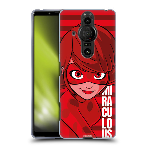 Miraculous Ladybug Radiant Red Ladybug Soft Gel Case for Sony Xperia Pro-I