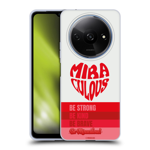 Miraculous Ladybug Radiant Red Typography Soft Gel Case for Xiaomi Redmi A3
