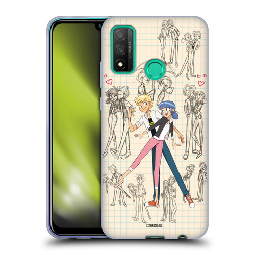 Miraculous Ladybug Sketches Marinette And Adrien Soft Gel Case for Huawei P Smart (2020) Miraculous Ladybug Sketches Marinette And Adrien Soft Gel Case for Huawei P Smart (2020)