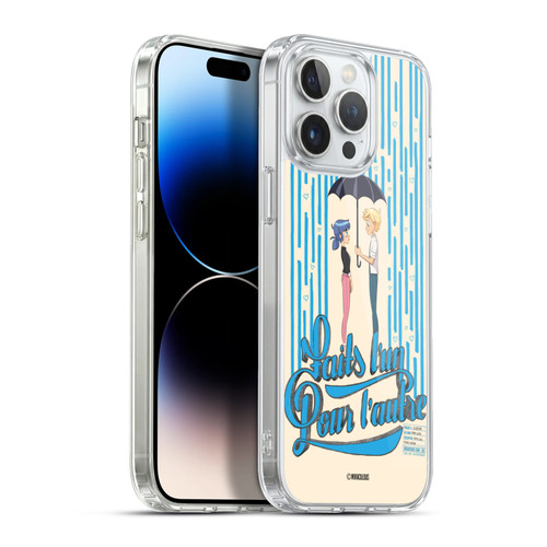 Miraculous Ladybug Sketches Made For Each Other Soft Gel Case for Apple iPhone 13 Pro Max & MagSafe