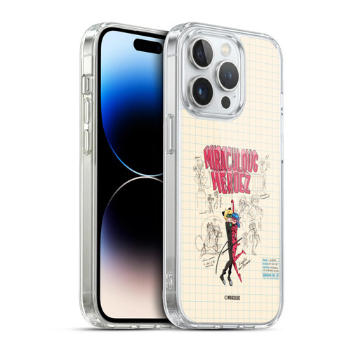 Miraculous Ladybug Sketches Ladybug And Cat Noir Soft Gel Case for Apple iPhone 13 Pro & MagSafe
