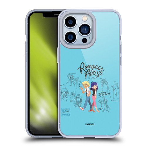 Miraculous Ladybug Sketches Romance In Paris Soft Gel Case for Apple iPhone 13 Pro Miraculous Ladybug Sketches Romance In Paris Soft Gel Case for Apple iPhone 13 Pro