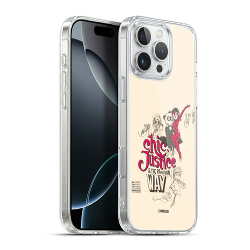 Miraculous Ladybug Sketches Chic Justice Soft Gel Case for Apple iPhone 16 Pro Max & MagSafe