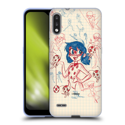 Miraculous Ladybug Sketches Ladybug Soft Gel Case for LG K22