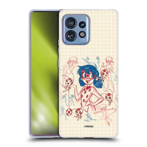 Miraculous Ladybug Sketches Ladybug Soft Gel Case for Motorola Moto Edge 40 Pro/Plus 2023 Miraculous Ladybug Sketches Ladybug Soft Gel Case for Motorola Moto Edge 40 Pro/Plus 2023