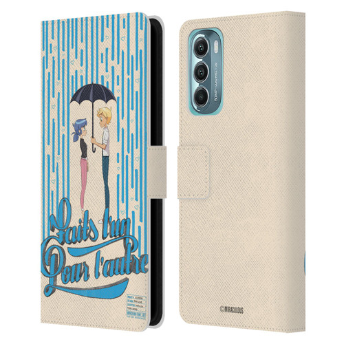 Miraculous Ladybug Sketches Made For Each Other Leather Book Wallet Case Cover For Motorola Moto G Stylus 5G (2022)