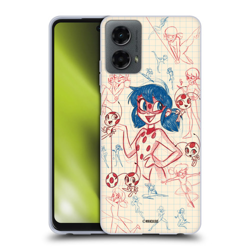 Miraculous Ladybug Sketches Ladybug Soft Gel Case for Motorola Moto G (2024)