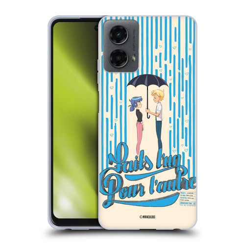 Miraculous Ladybug Sketches Made For Each Other Soft Gel Case for Motorola Moto G (2024)