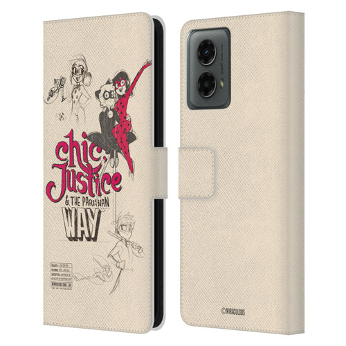 Miraculous Ladybug Sketches Chic Justice Leather Book Wallet Case Cover For Motorola Moto G (2024) Miraculous Ladybug Sketches Chic Justice Leather Book Wallet Case Cover For Motorola Moto G (2024)