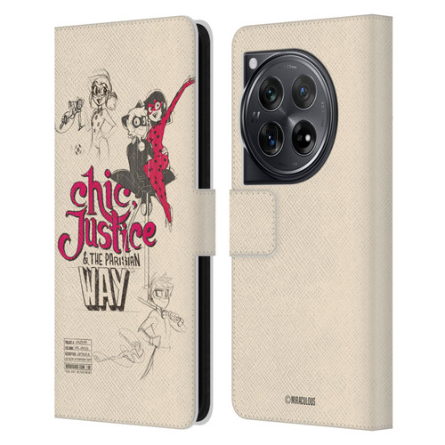 Miraculous Ladybug Sketches Chic Justice Leather Book Wallet Case Cover For OnePlus 12 Miraculous Ladybug Sketches Chic Justice Leather Book Wallet Case Cover For OnePlus 12