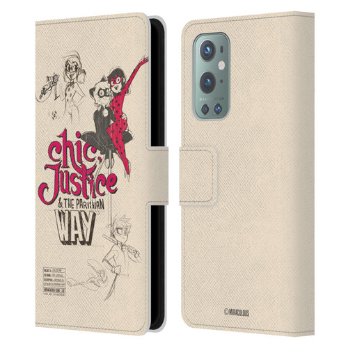 Miraculous Ladybug Sketches Chic Justice Leather Book Wallet Case Cover For OnePlus 9 Miraculous Ladybug Sketches Chic Justice Leather Book Wallet Case Cover For OnePlus 9