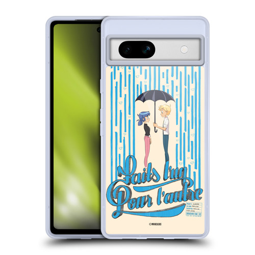 Miraculous Ladybug Sketches Made For Each Other Soft Gel Case for Google Pixel 7a