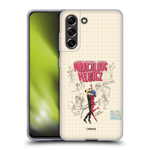 Miraculous Ladybug Sketches Ladybug And Cat Noir Soft Gel Case for Samsung Galaxy S21 FE 5G Miraculous Ladybug Sketches Ladybug And Cat Noir Soft Gel Case for Samsung Galaxy S21 FE 5G